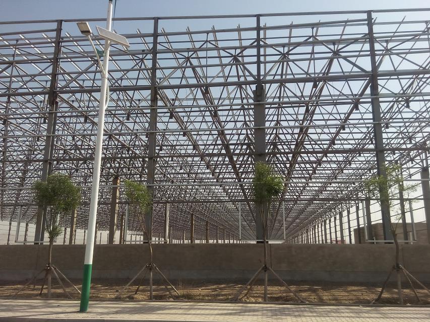 图们汽车工业厂房网架
